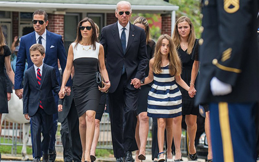 He’s the Vice President, but at His Son’s Wake, ‘He’s One of Us’