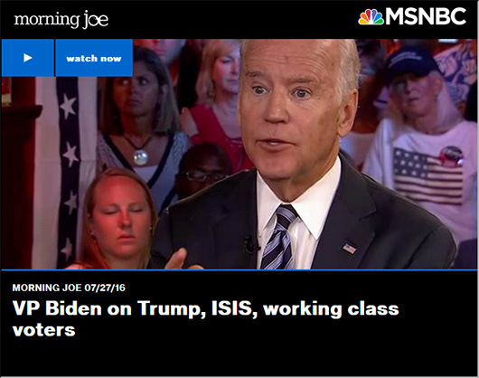 Biden gets standing ovation on 'Morning Joe'